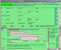KenzoDB admin page sample